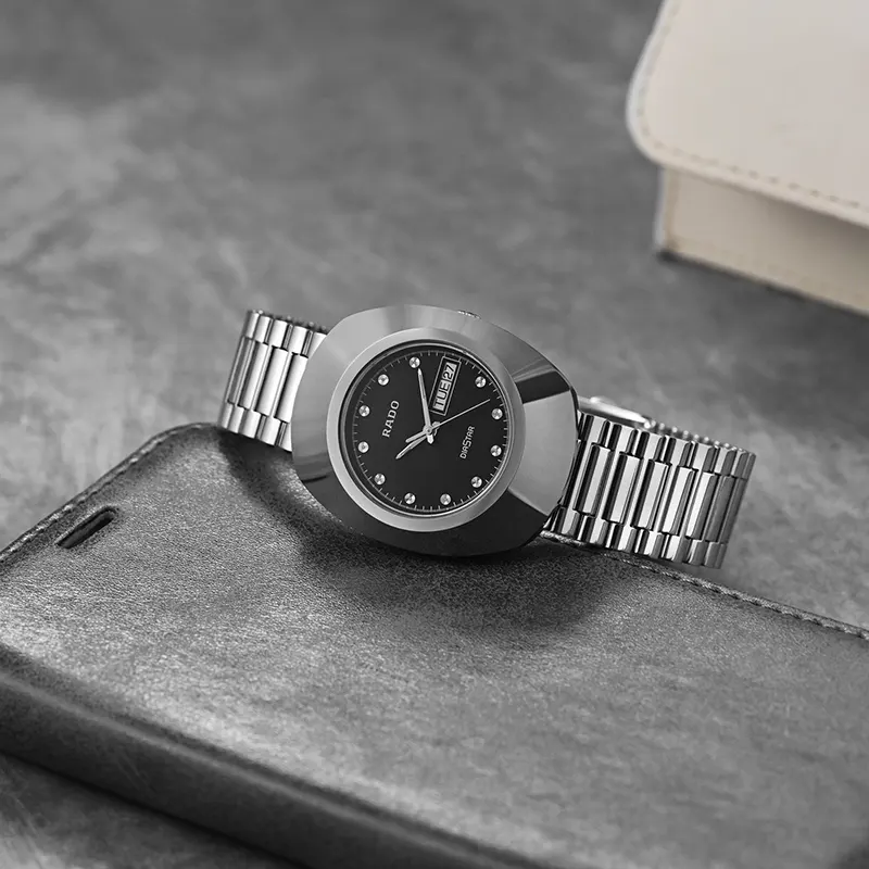 Rado DiaStar Quartz Original Black Dial Men's Watch- R12391153